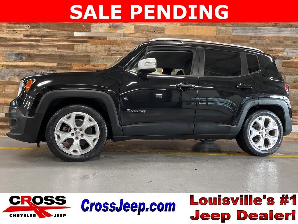 Black 2015 Jeep Renegade Limited SUV / Crossover Front-Wheel Drive 9-Speed Automatic