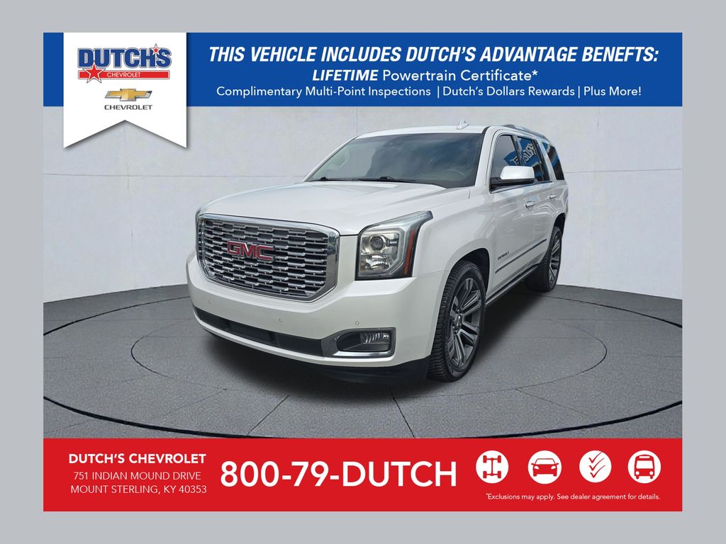 White Frost Tricoat 2020 GMC Yukon Denali 4WD SUV / Crossover Four-Wheel Drive