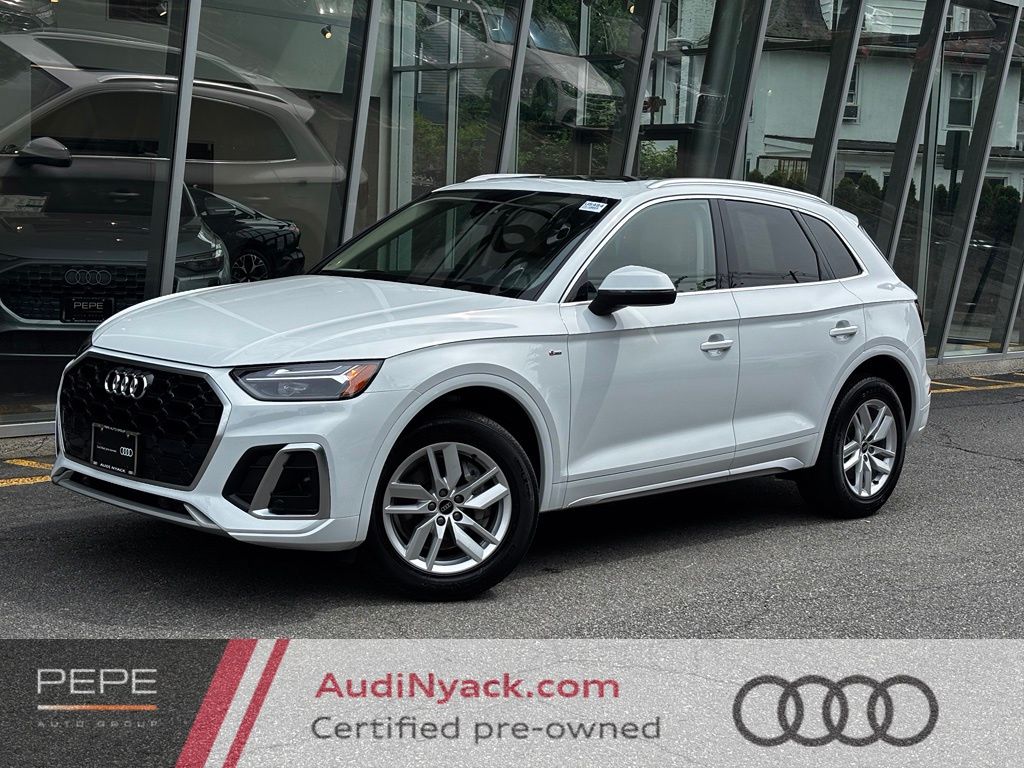 Glacier White 2023 Audi Q5 SUV / Crossover All-Wheel Drive 7-Speed Automatic