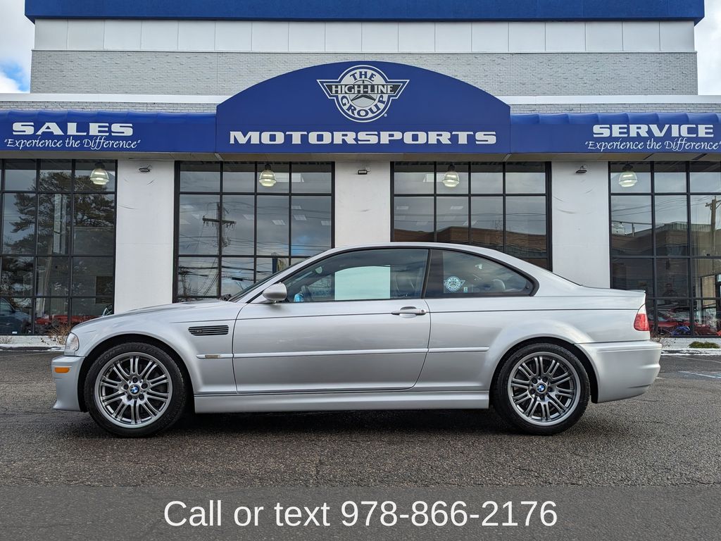 Titanium Silver Metallic 2002 BMW M3 Coupe Rear-Wheel Drive 6-Speed Automatic