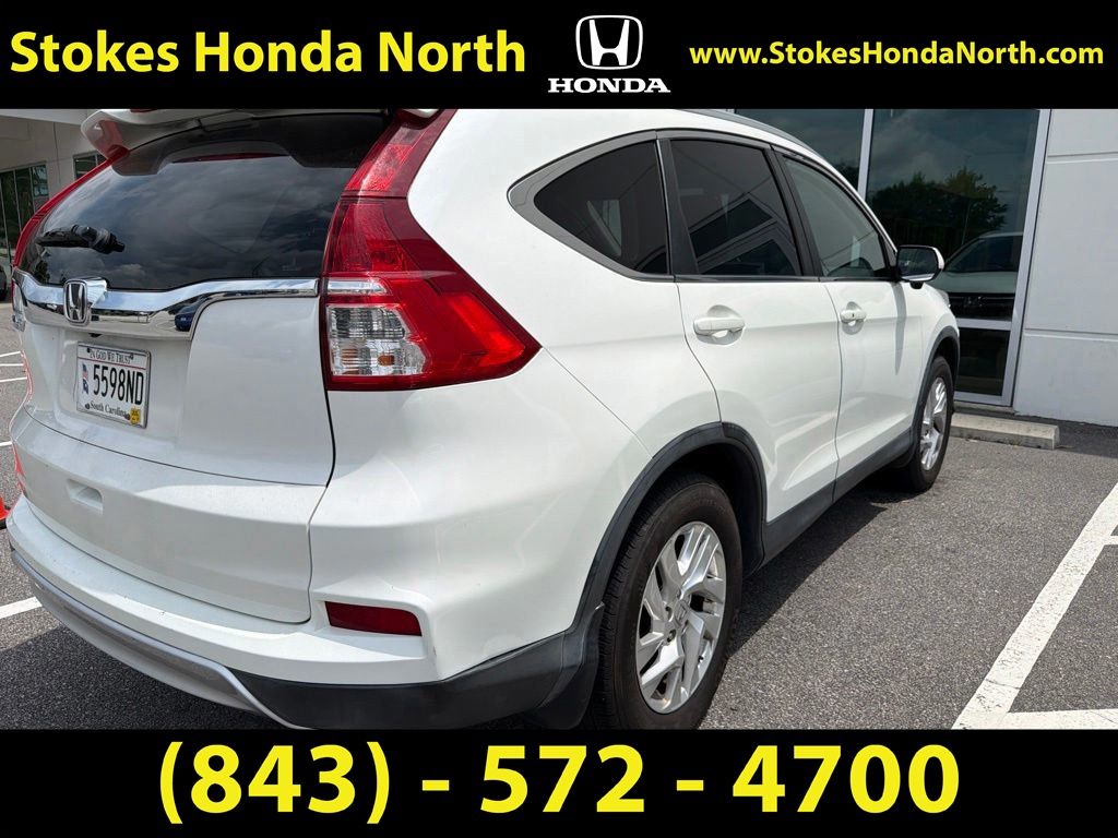 2015 Honda CR-V EX-L White at Stokes Honda North