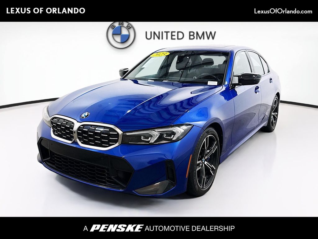 Blue Metallic 2023 BMW 3 Series M340i RWD Sedan Rear-Wheel Drive 8-Speed Automatic