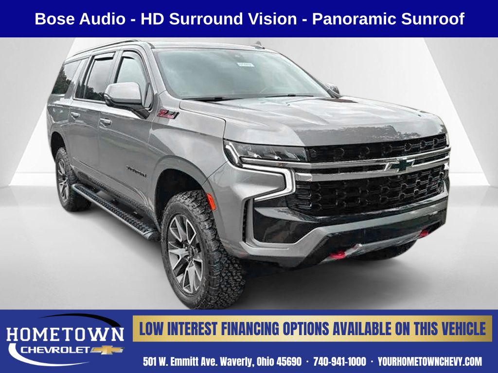 Gray (Satin Steel Metallic) 2022 Chevrolet Suburban SUV / Crossover Four-Wheel Drive