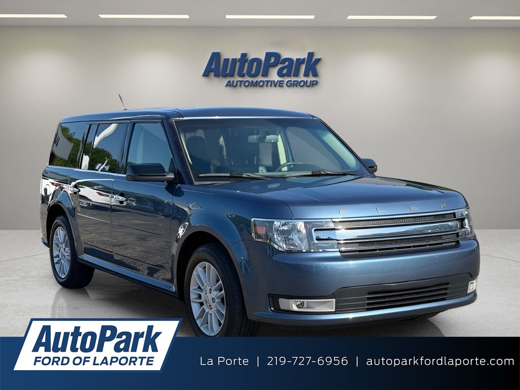 Blue Metallic 2018 Ford Flex SUV / Crossover Front-Wheel Drive 6-Speed Automatic