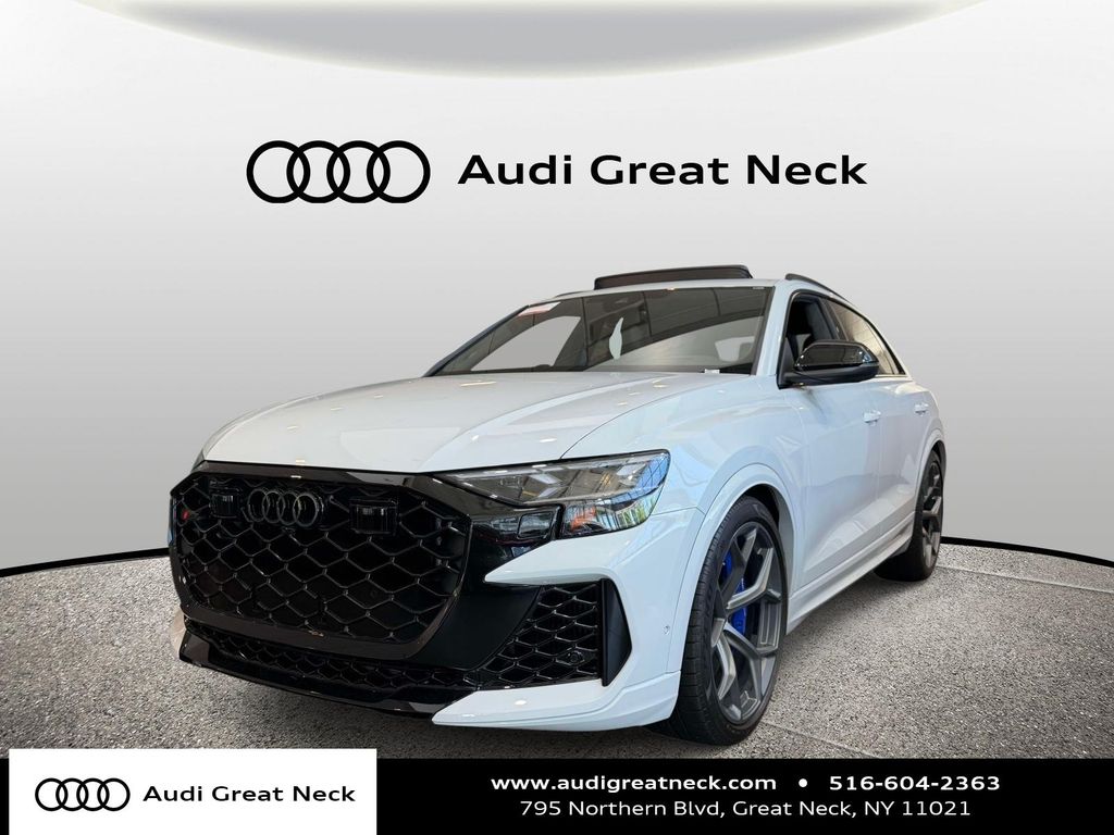 Glacier White 2026 Audi RS Q8 4.0T quattro Performance SUV / Crossover All-Wheel Drive 8-Speed Automatic