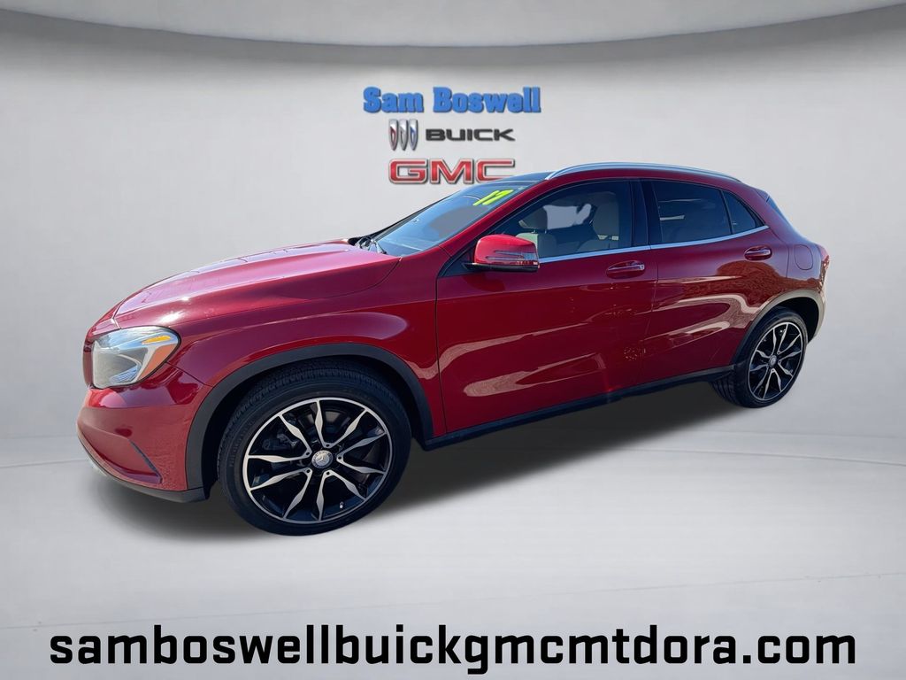 Jupiter Red 2017 Mercedes-Benz GLA 250 FWD SUV / Crossover Front-Wheel Drive 7-Speed Automatic