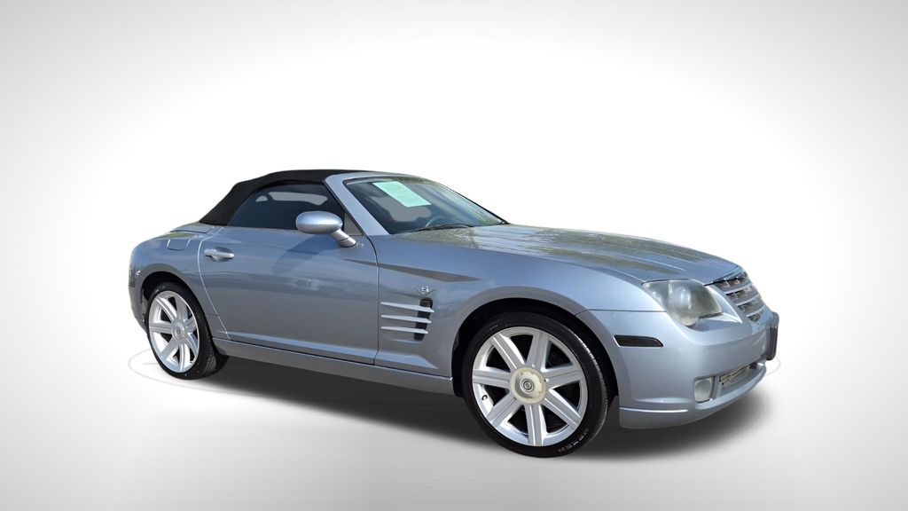 Sapphire Blue Metallic CC/Black Cloth Top 2006 Chrysler Crossfire Limited Roadster RWD Convertible Rear-Wheel Drive 5-Speed Automatic