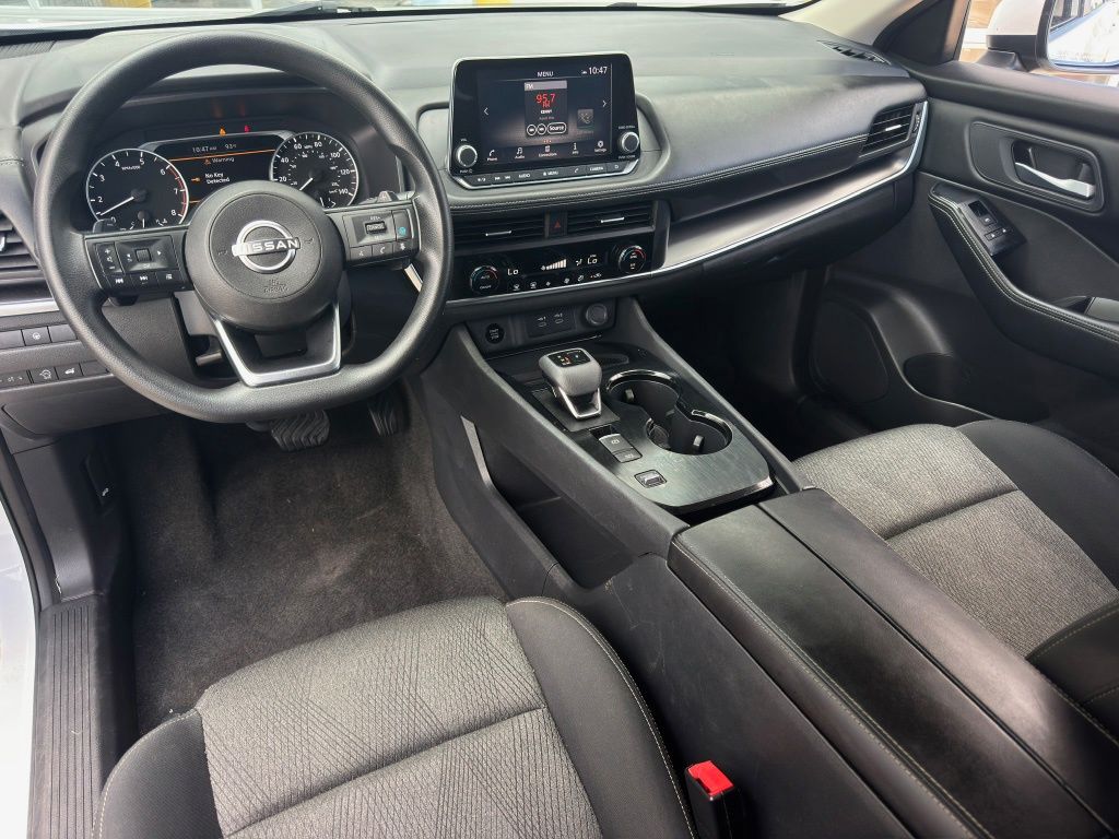 2024 Nissan Rogue SV White at Central Houston Nissan