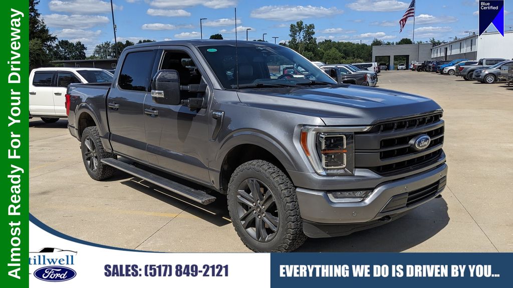 Gray Metallic 2023 Ford F-150 Pickup Truck Four-Wheel Drive Automatic