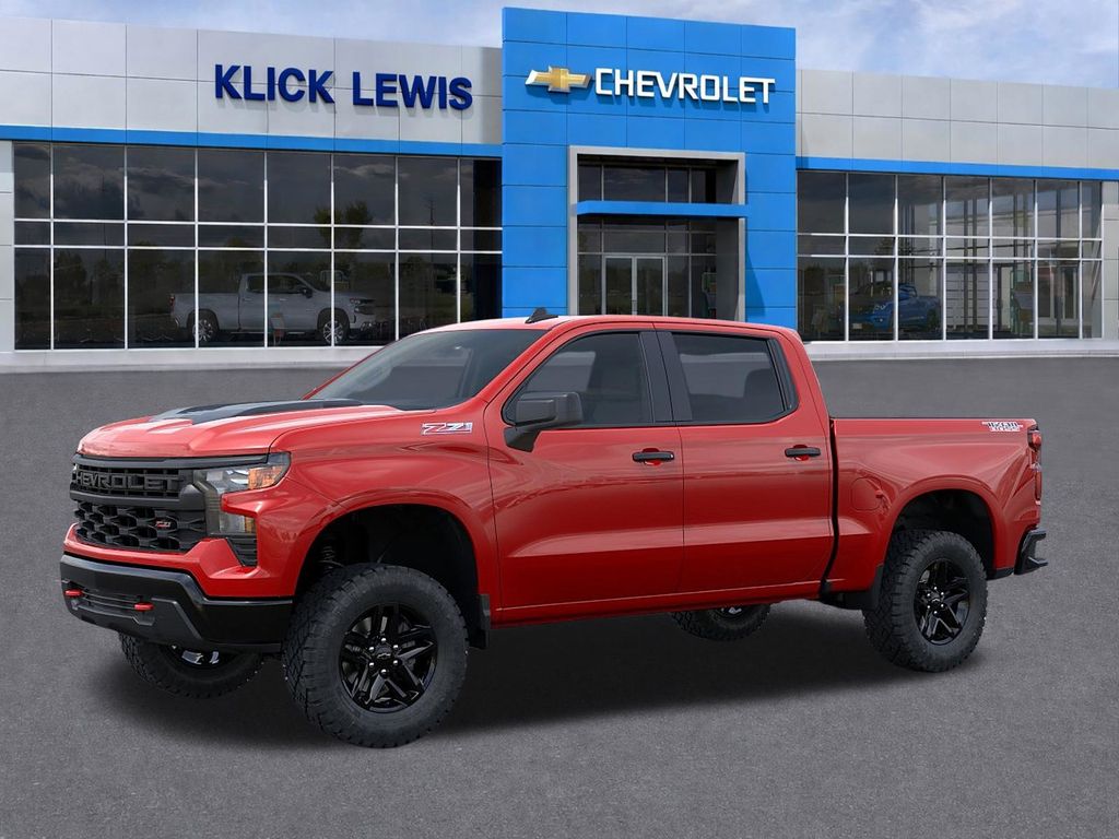 2026 Chevrolet Silverado 1500 Custom Trail Boss Red at Klick Lewis Buick Chevrolet
