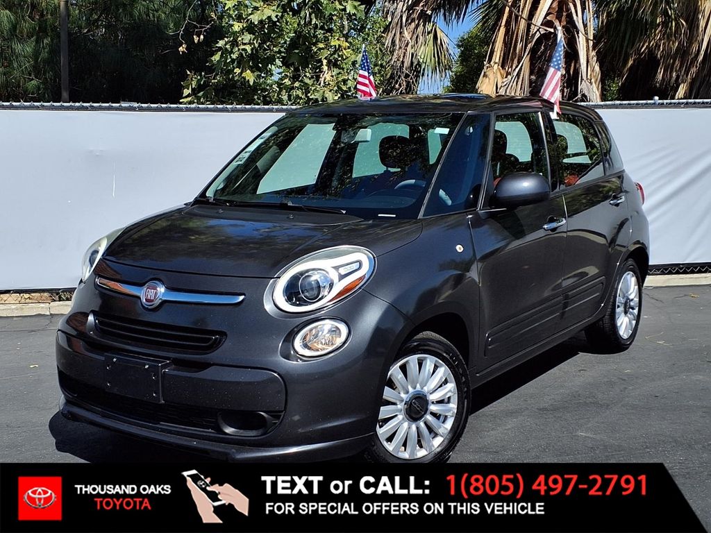 Grigio Scuro (Gray Metallic) 2014 FIAT 500L Easy Hatchback Front-Wheel Drive 6-Speed Manual
