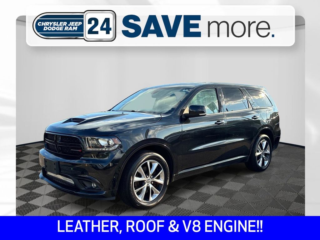Brilliant Black Crystal Pearlcoat 2014 Dodge Durango SUV / Crossover All-Wheel Drive 8-Speed Automatic
