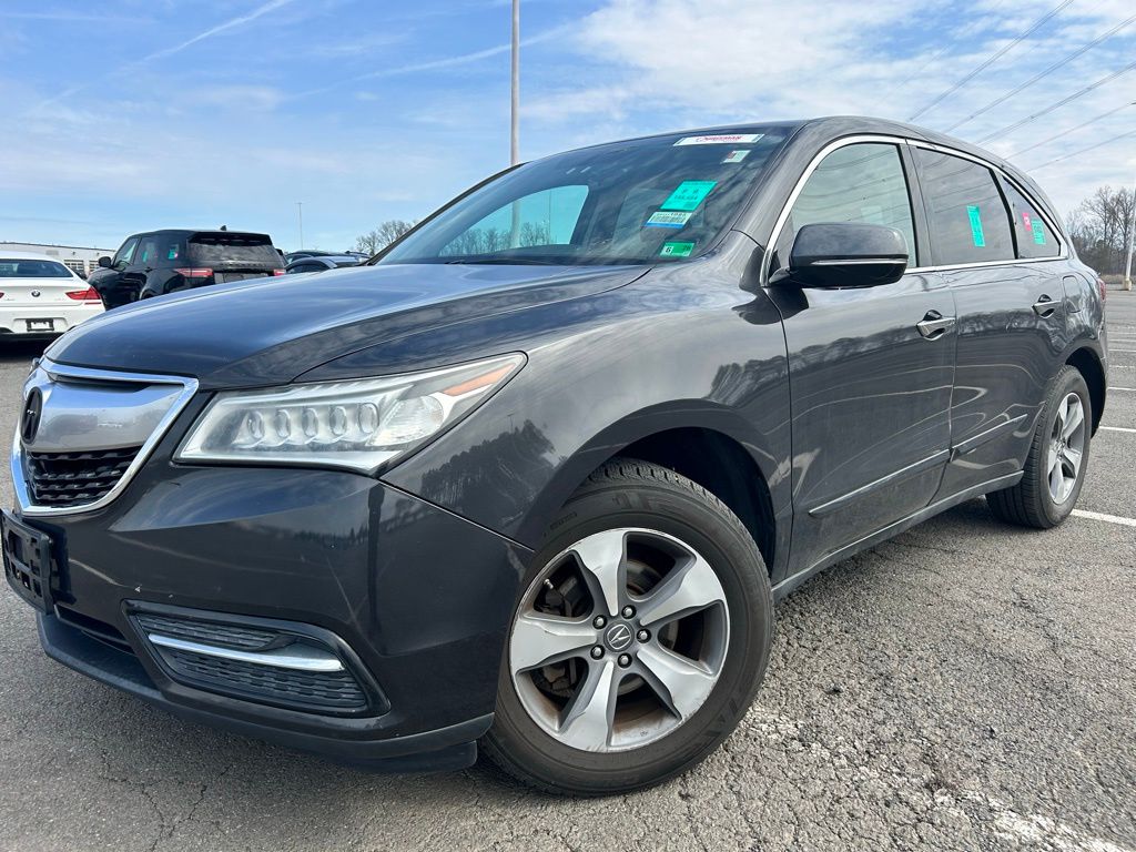 Gray (Graphite Luster Metallic) 2016 Acura MDX SH-AWD SUV / Crossover All-Wheel Drive 9-Speed Automatic