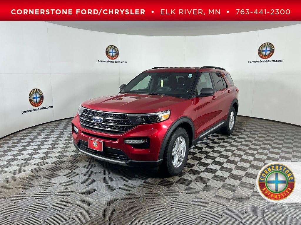 Red 2020 Ford Explorer XLT AWD SUV / Crossover All-Wheel Drive Automatic