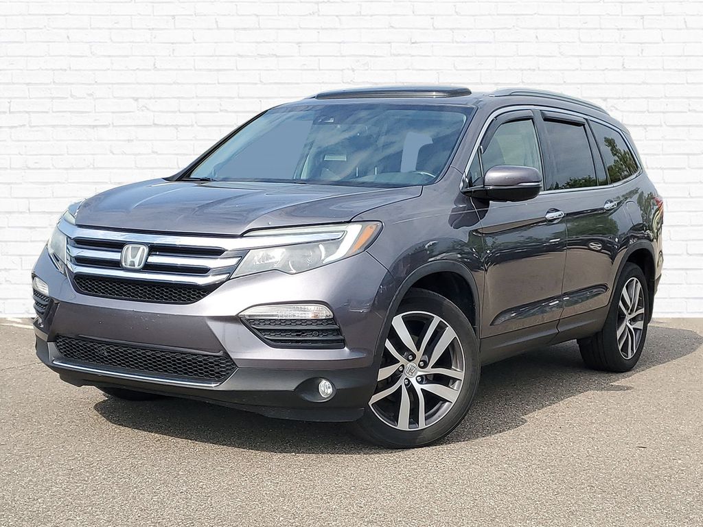 Gray (Modern Steel Metallic) 2016 Honda Pilot SUV / Crossover All-Wheel Drive 9-Speed Automatic