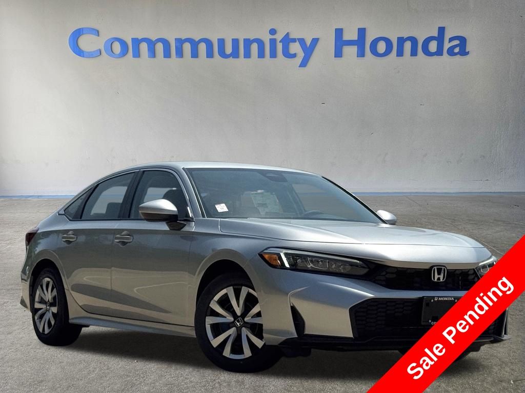 2026 Honda Civic LX Silver at Bayway Cadillac of The Woodlands