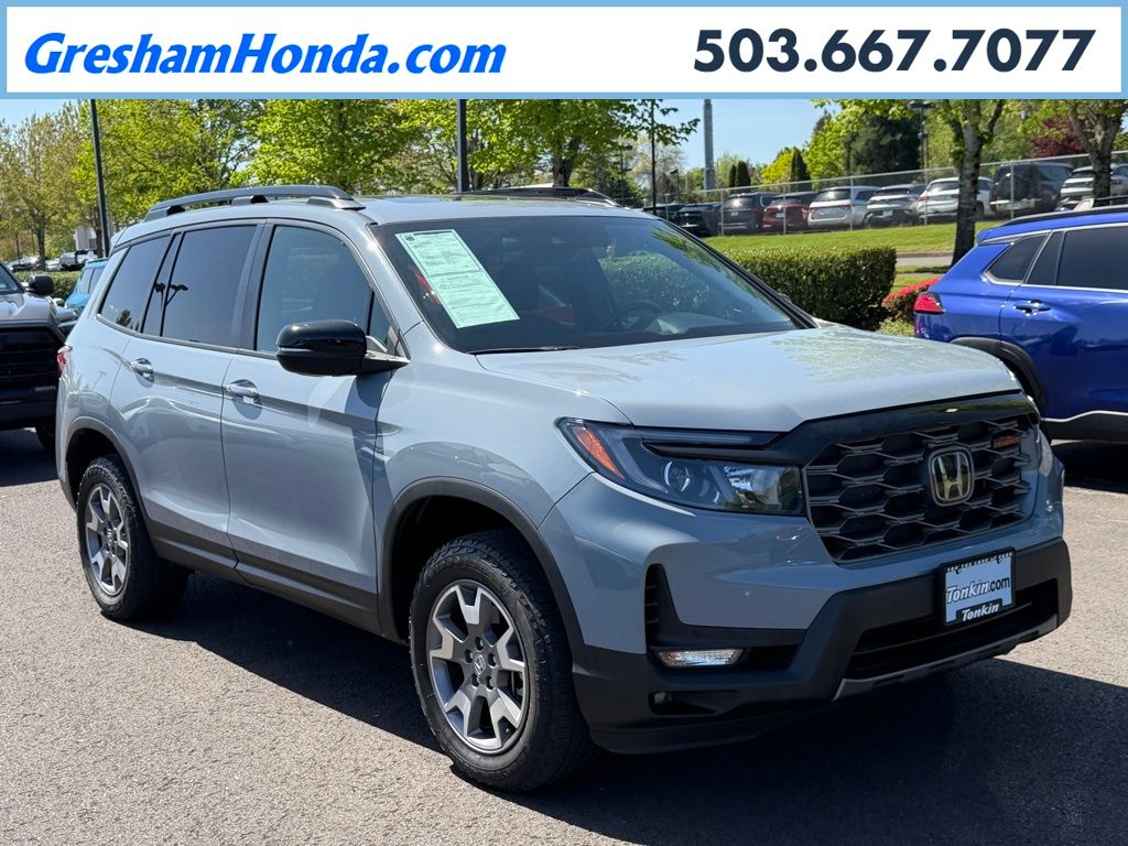 Sonic Gray Pearl 2023 Honda Passport TrailSport AWD SUV / Crossover All-Wheel Drive 9-Speed Automatic