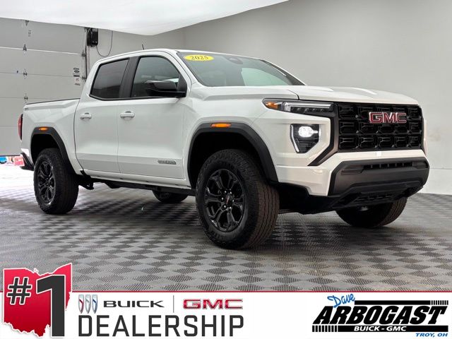 Summit White 2025 GMC Canyon Pickup Truck Four-Wheel Drive 8-Speed Automatic