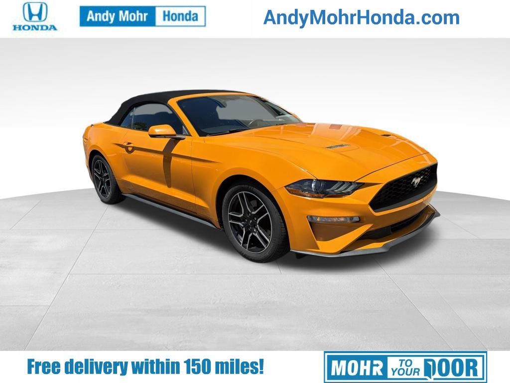 Orange Fury Metallic Tri-Coat 2018 Ford Mustang EcoBoost Premium Convertible RWD Convertible Rear-Wheel Drive Automatic