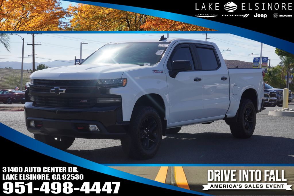 Summit White 2020 Chevrolet Silverado 1500 Pickup Truck Four-Wheel Drive Automatic
