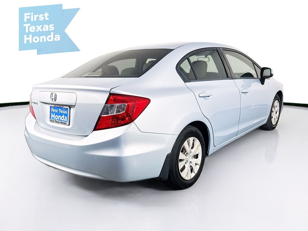 Used Car 2012 Honda Civic  Lx For Sale Under $10,000 In Austin, Texas