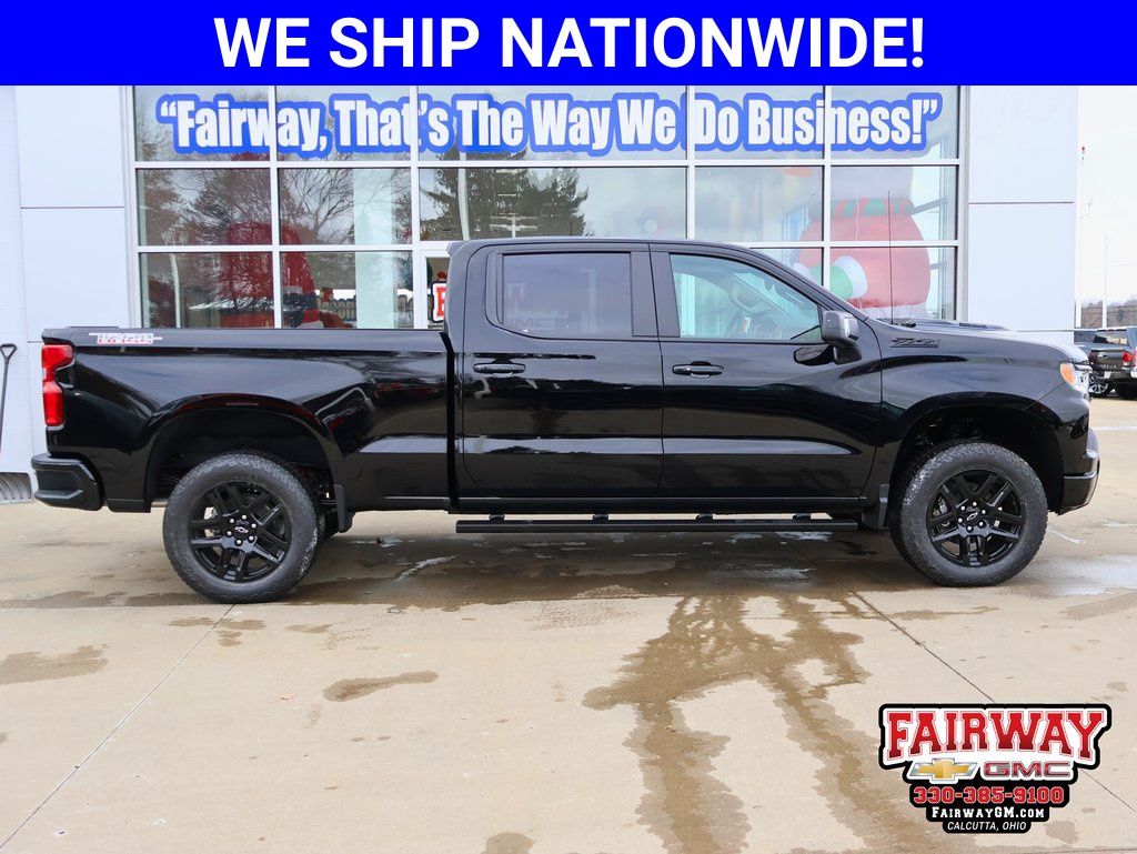 Black 2026 Chevrolet Silverado 1500 Pickup Truck Four-Wheel Drive Automatic