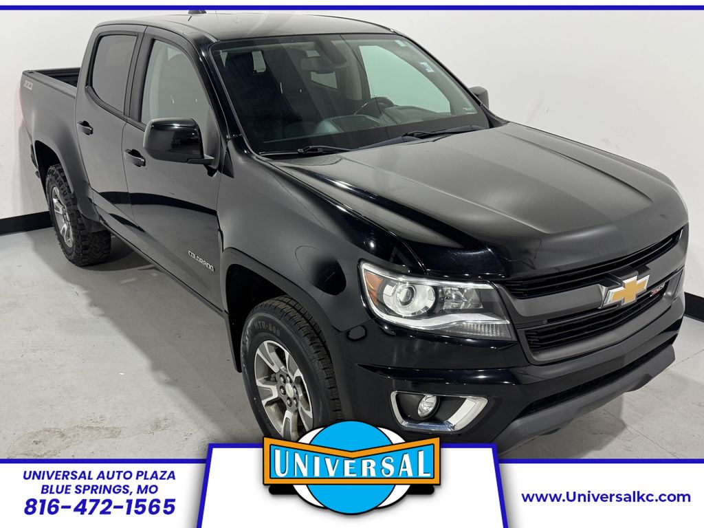 Black 2018 Chevrolet Colorado Pickup Truck Four-Wheel Drive 8-Speed Automatic