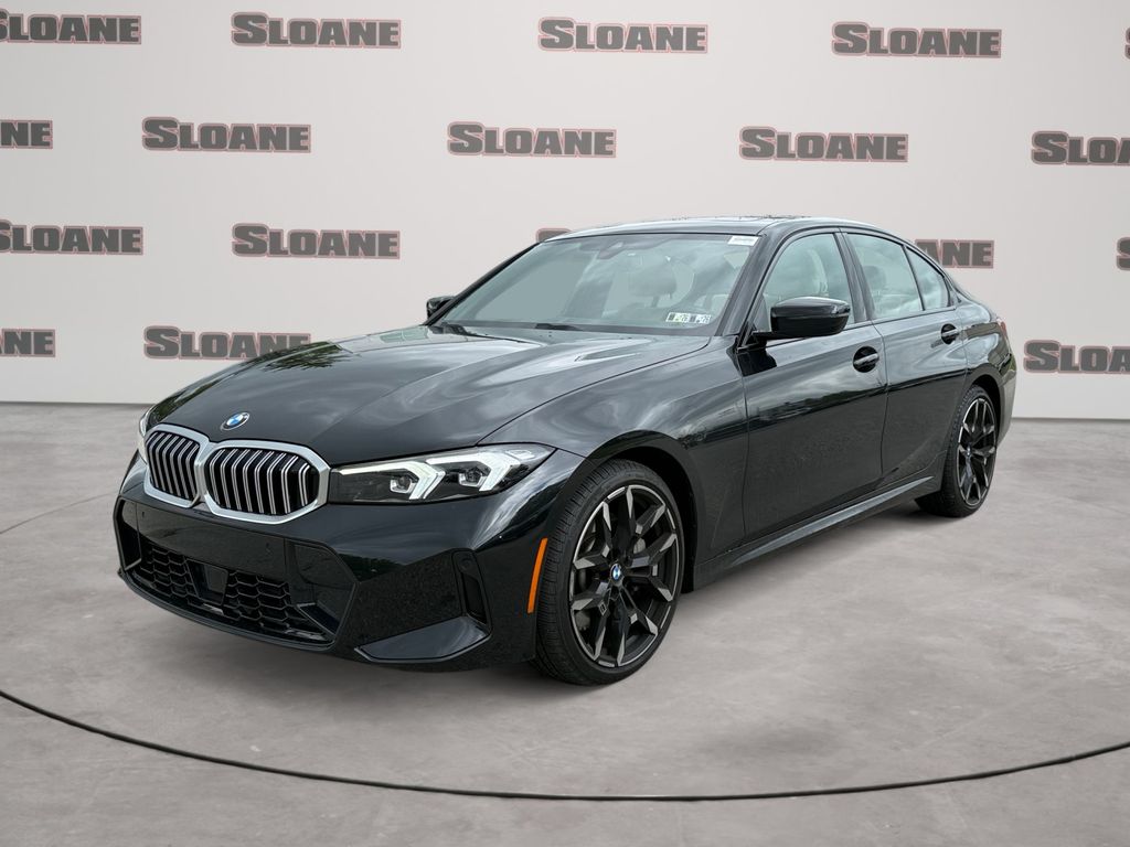 Black Sapphire Metallic 2025 BMW 3 Series 330i xDrive Sedan All-Wheel Drive Automatic