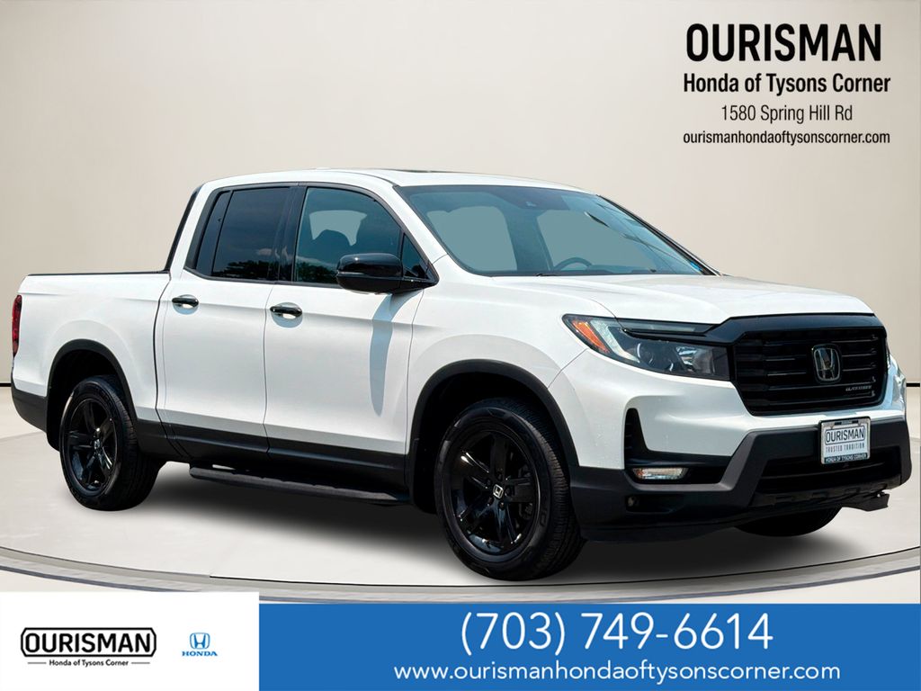 Platinum White Pearl 2021 Honda Ridgeline Pickup Truck All-Wheel Drive 9-Speed Automatic