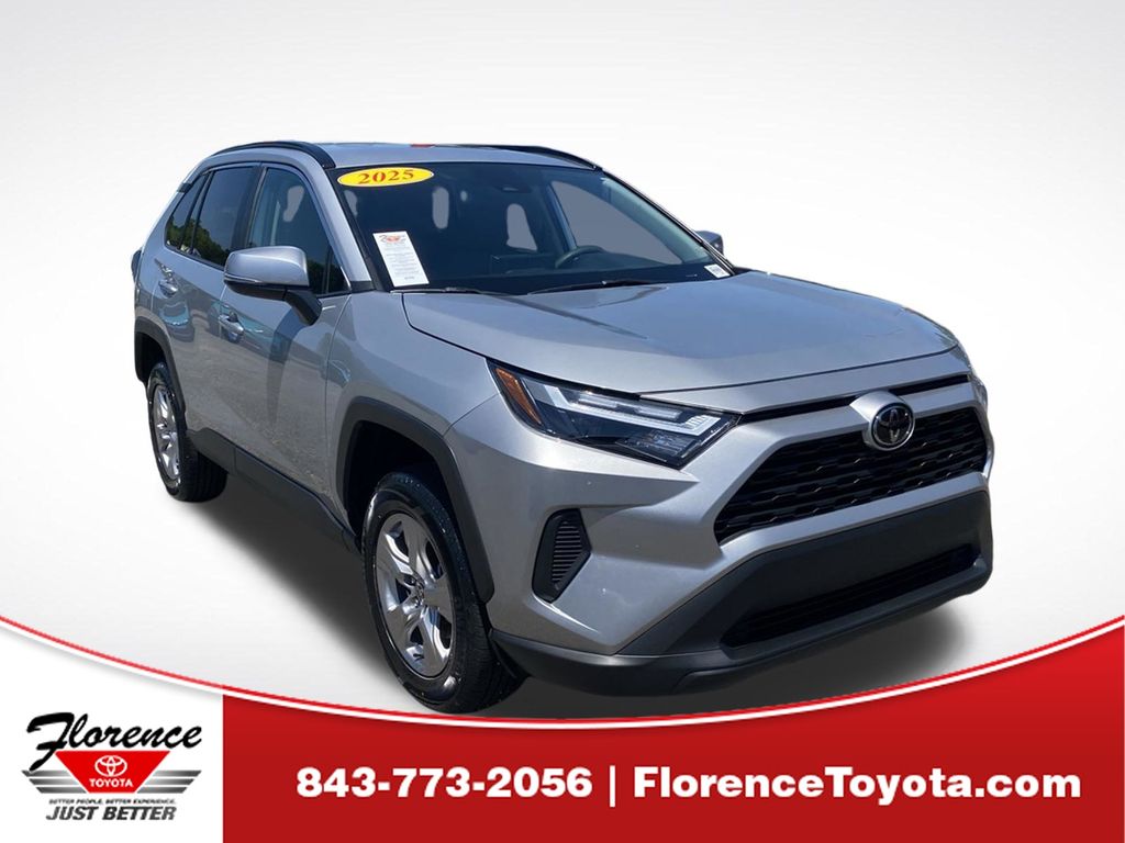 Silver Sky Metallic 2025 Toyota RAV4 XLE FWD SUV / Crossover Front-Wheel Drive 8-Speed Automatic