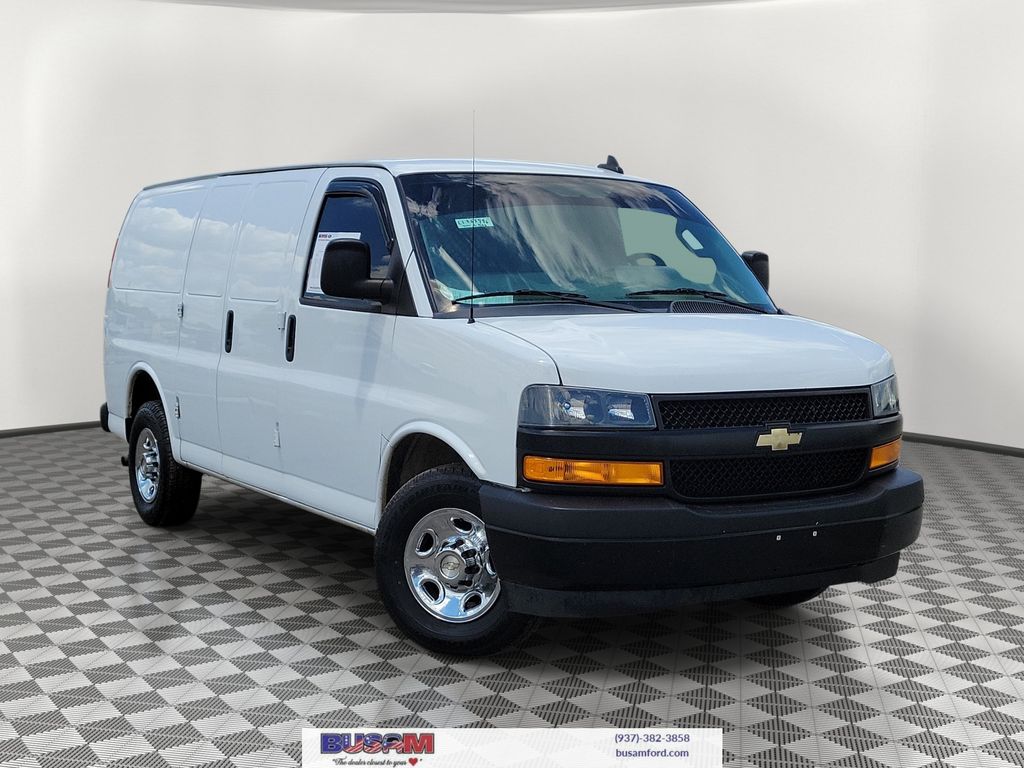 Summit White 2020 Chevrolet Express Cargo Van Rear-Wheel Drive 6-Speed Automatic Overdrive