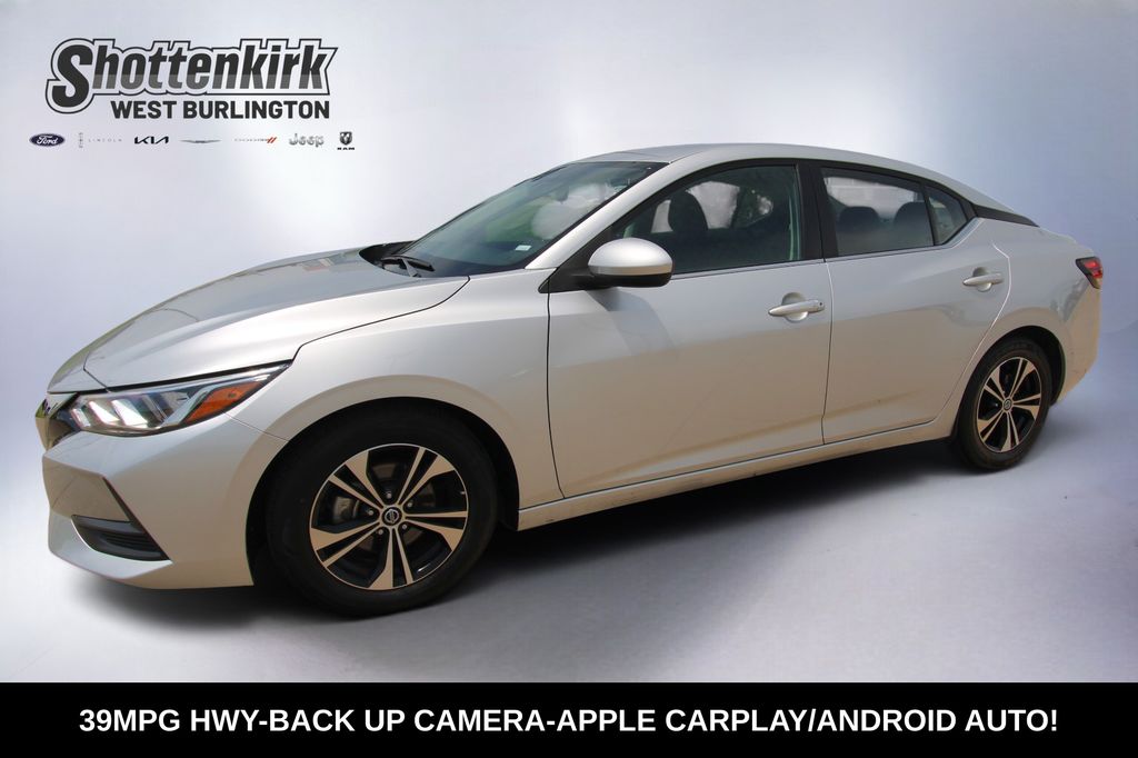 Brilliant Silver Metallic 2023 Nissan Sentra Sedan Front-Wheel Drive Continuously Variable Transmission