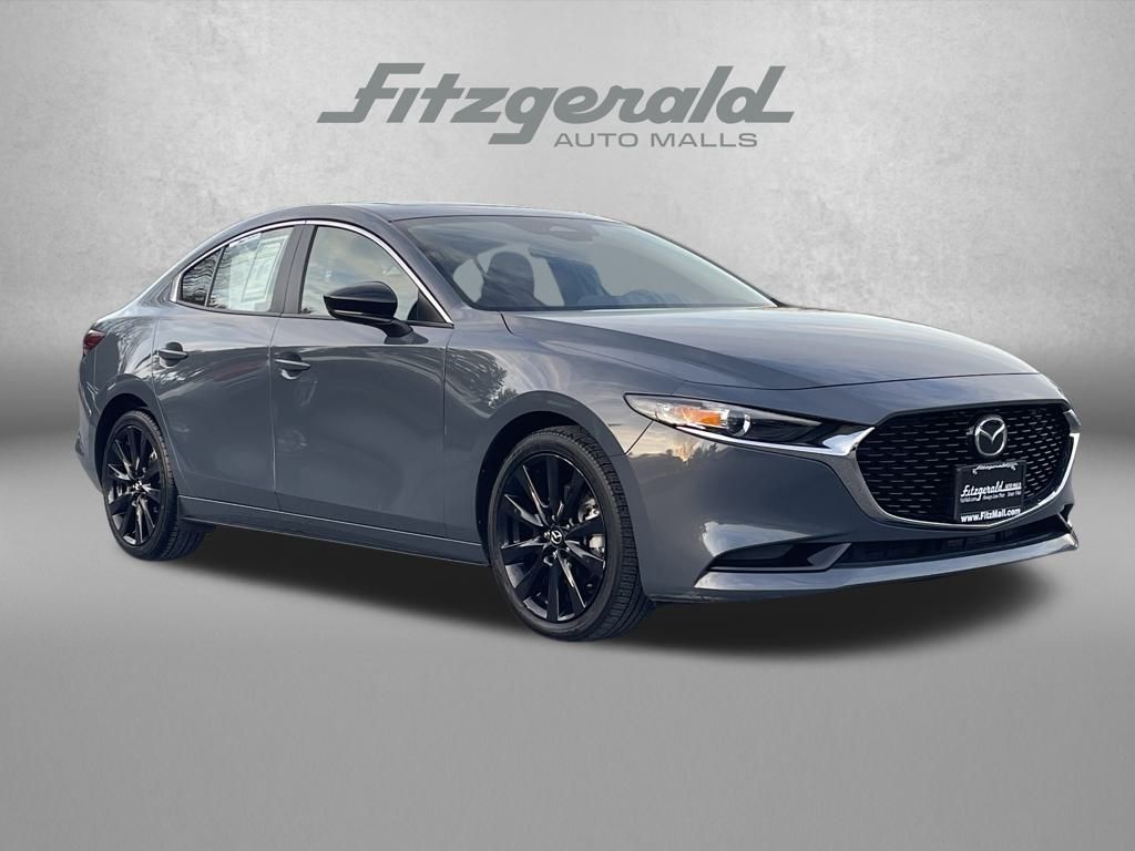 Polymetal Gray Metallic 2025 Mazda MAZDA3 2.5 S Carbon Edition Sedan AWD Sedan All-Wheel Drive 6-Speed Automatic