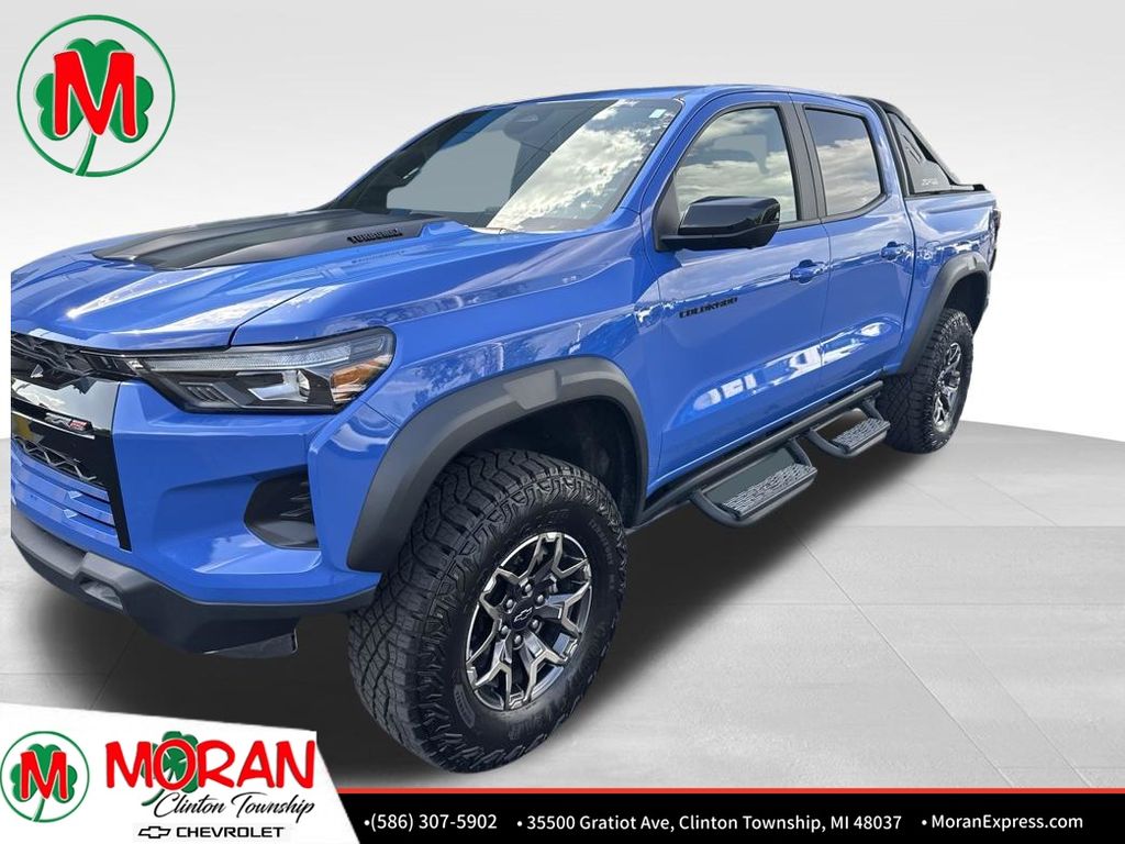 Blue Metallic 2025 Chevrolet Colorado Pickup Truck Four-Wheel Drive 8-Speed Automatic