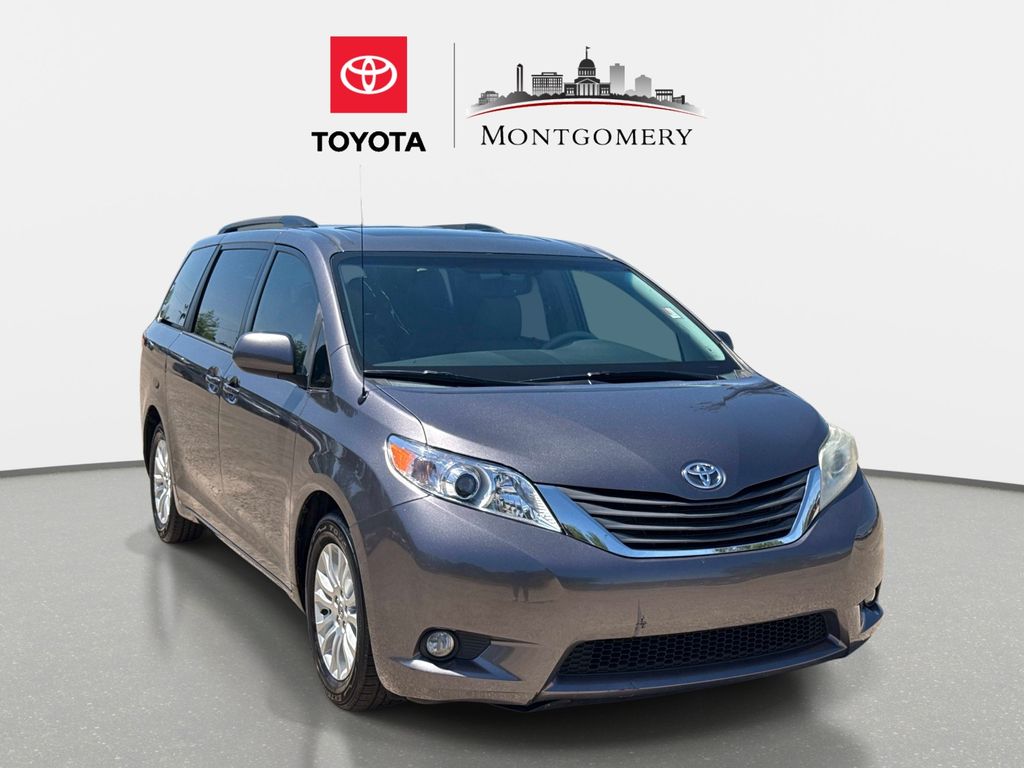 Predawn Gray Mica 2013 Toyota Sienna XLE 7-Passenger Minivan Front-Wheel Drive 6-Speed Automatic Overdrive