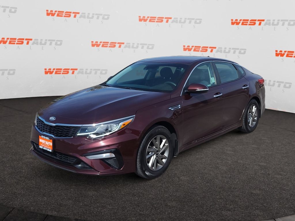 Red (Sangria) 2019 Kia Optima LX FWD Sedan Front-Wheel Drive 6-Speed Automatic