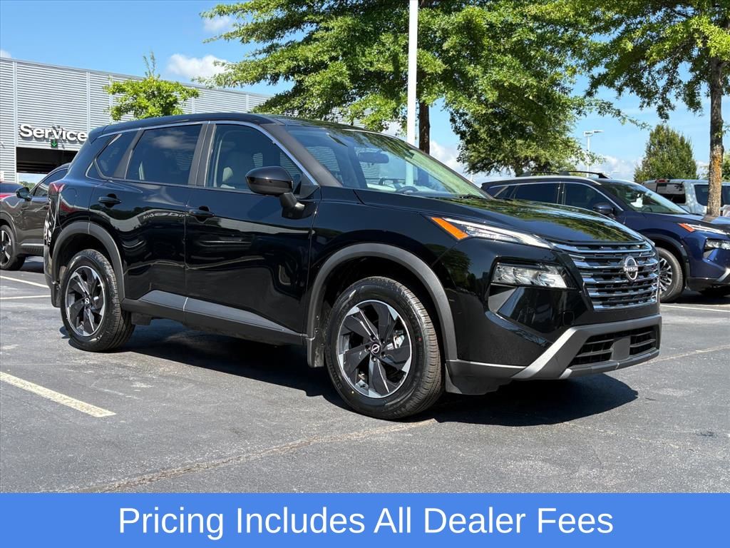 Super Black 2025 Nissan Rogue SUV / Crossover All-Wheel Drive Continuously Variable Transmission