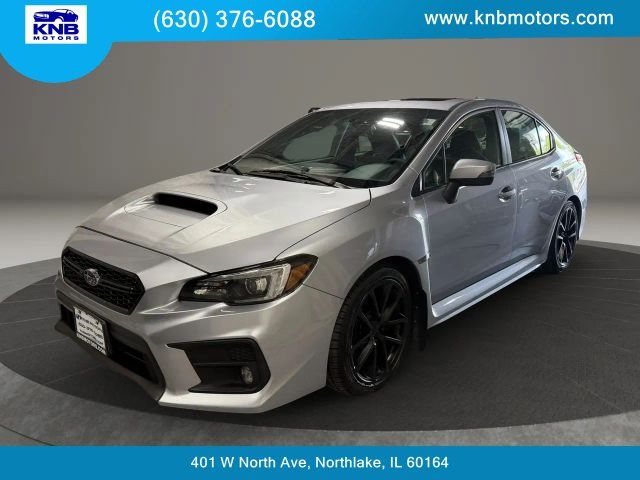 Ice Silver Metallic 2018 Subaru WRX Sedan All-Wheel Drive 6-Speed Manual