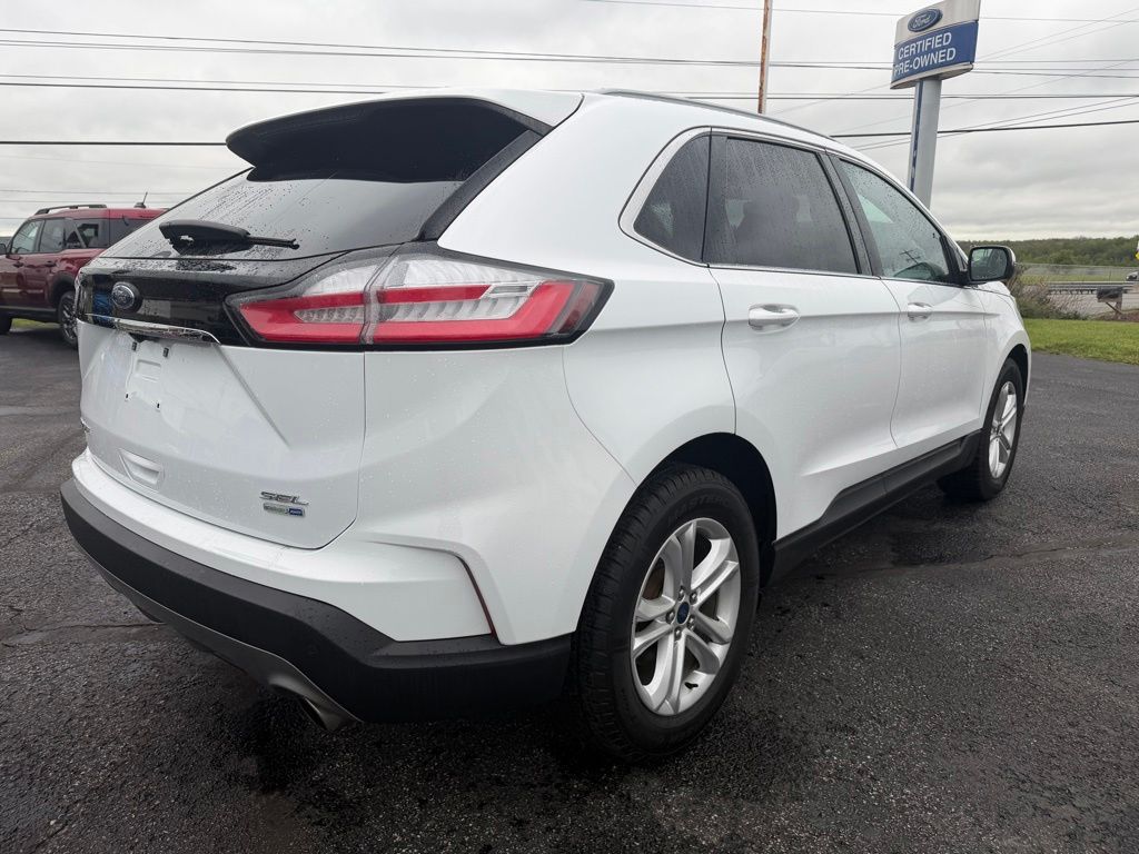 2020 Ford Edge SEL White at Bob Ruth Ford