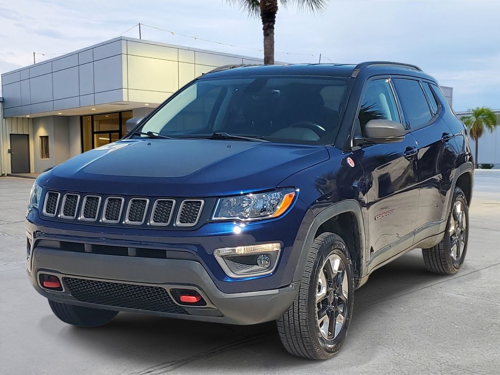 Jazz Blue Pearlcoat 2018 Jeep Compass SUV / Crossover Four-Wheel Drive 9-Speed Automatic