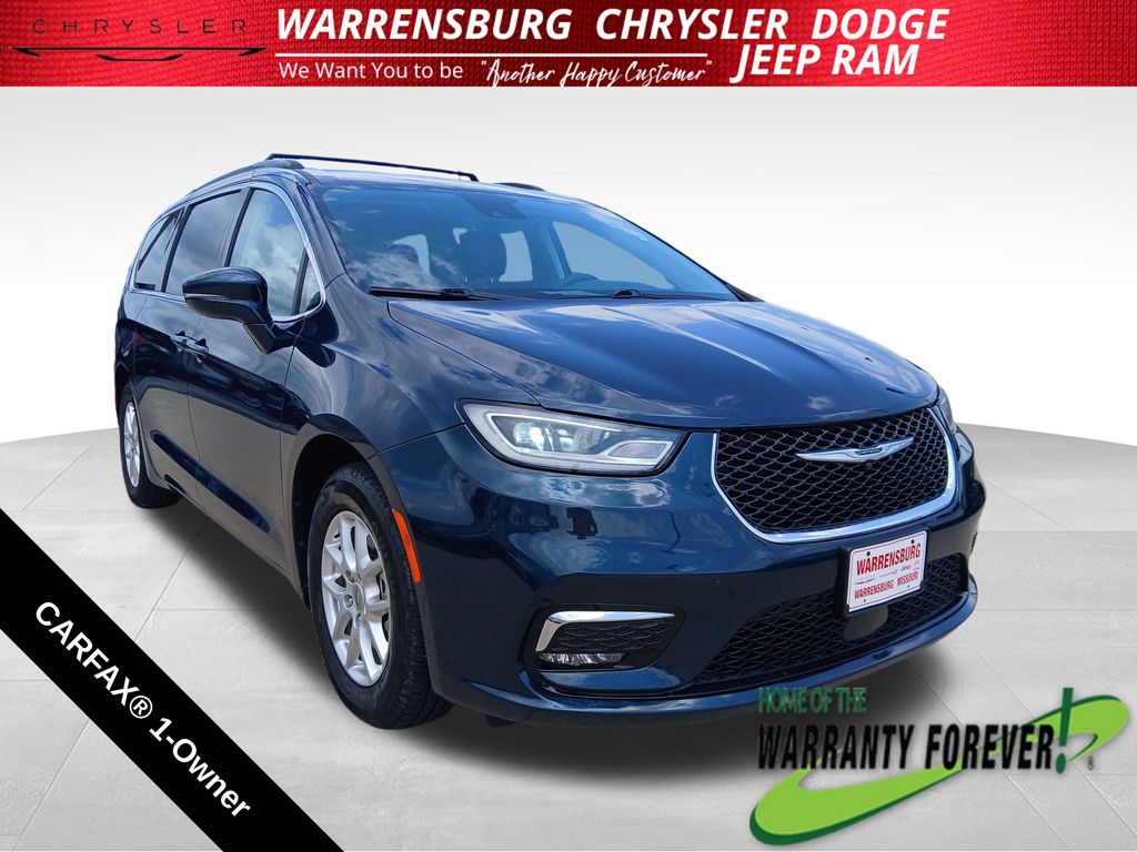 Fathom Blue Pearlcoat 2022 Chrysler Pacifica Touring L FWD Minivan Front-Wheel Drive 9-Speed Automatic