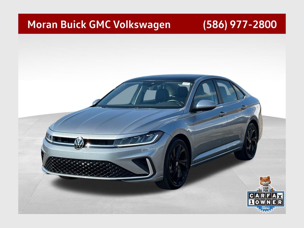 Silver Metallic 2025 Volkswagen Jetta SE FWD Sedan Front-Wheel Drive 8-Speed Automatic