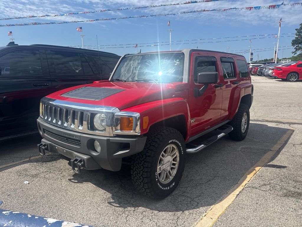 Victory Red 2007 Hummer H3 SUV / Crossover 4-Speed Automatic Overdrive