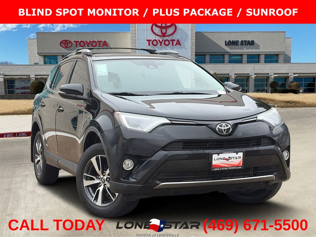 Black 2018 Toyota RAV4 XLE SUV / Crossover Front-Wheel Drive 6-Speed Automatic