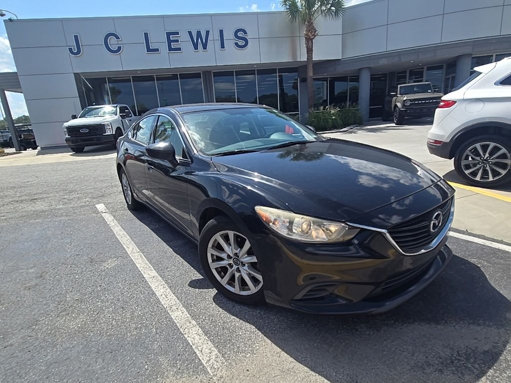 Jet Black Mica 2014 Mazda MAZDA6 Sedan Front-Wheel Drive 6-Speed Automatic