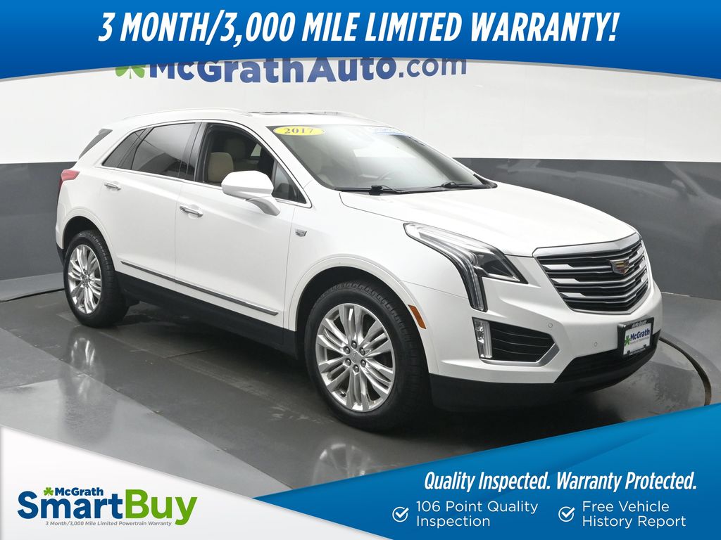 Crystal White Tricoat 2017 Cadillac XT5 SUV / Crossover Four-Wheel Drive 8-Speed Automatic