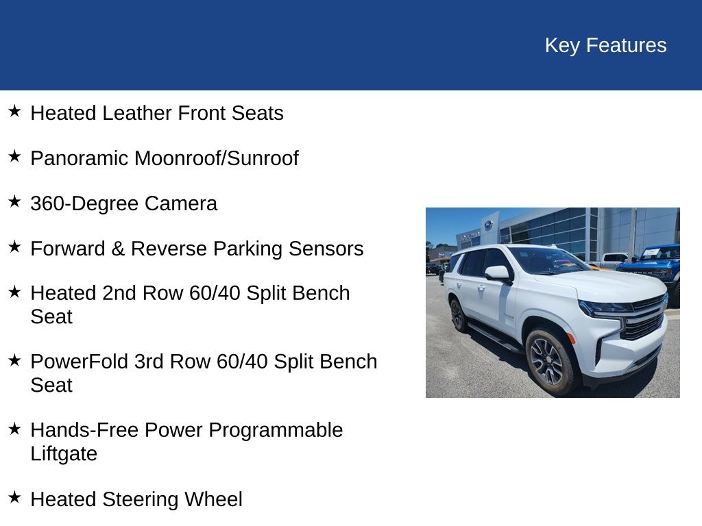 2023 Chevrolet Tahoe 4WD LT
