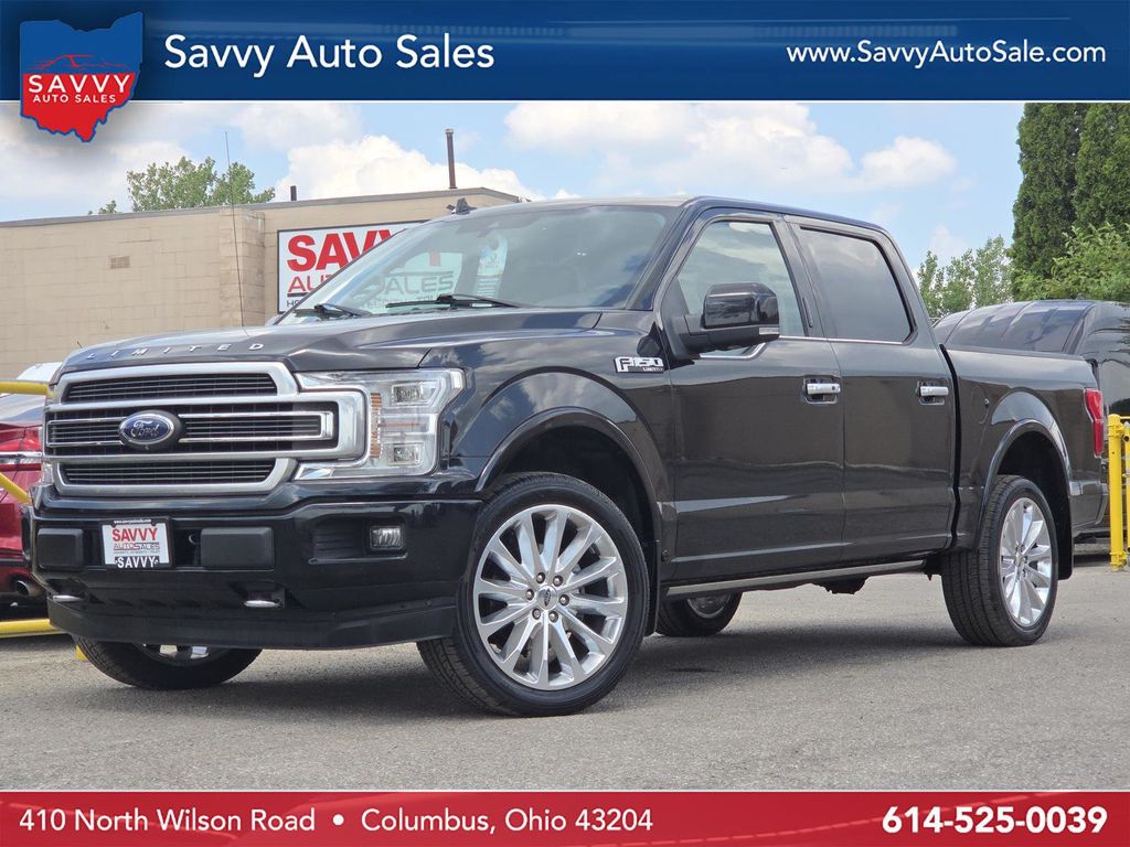Black 2019 Ford F-150 Pickup Truck Four-Wheel Drive Automatic