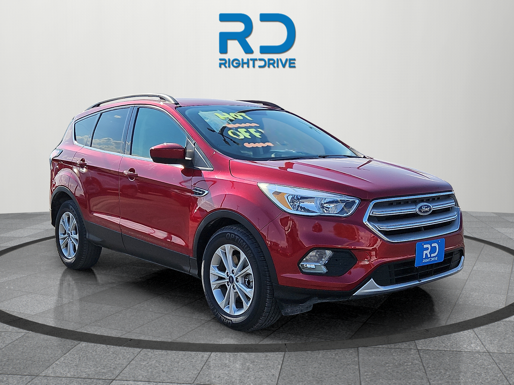 Ruby Red Metallic 2018 Ford Escape SUV / Crossover All-Wheel Drive 6-Speed Automatic