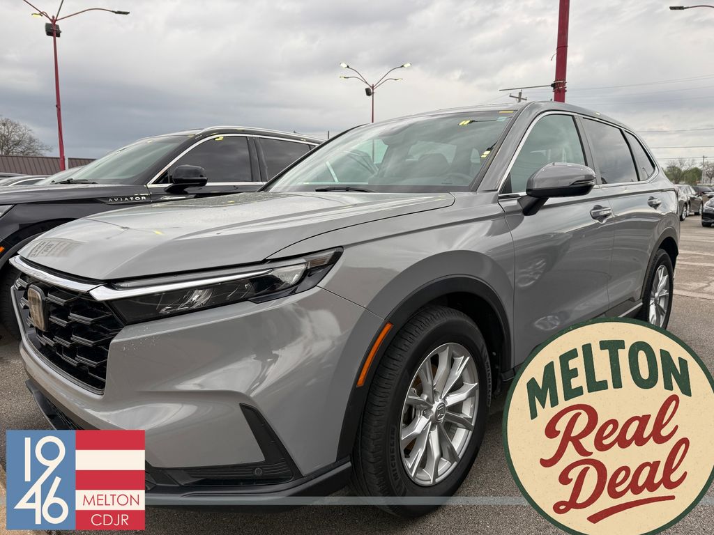 Lunar Silver Metallic 2023 Honda CR-V EX-L AWD SUV / Crossover All-Wheel Drive Continuously Variable Transmission